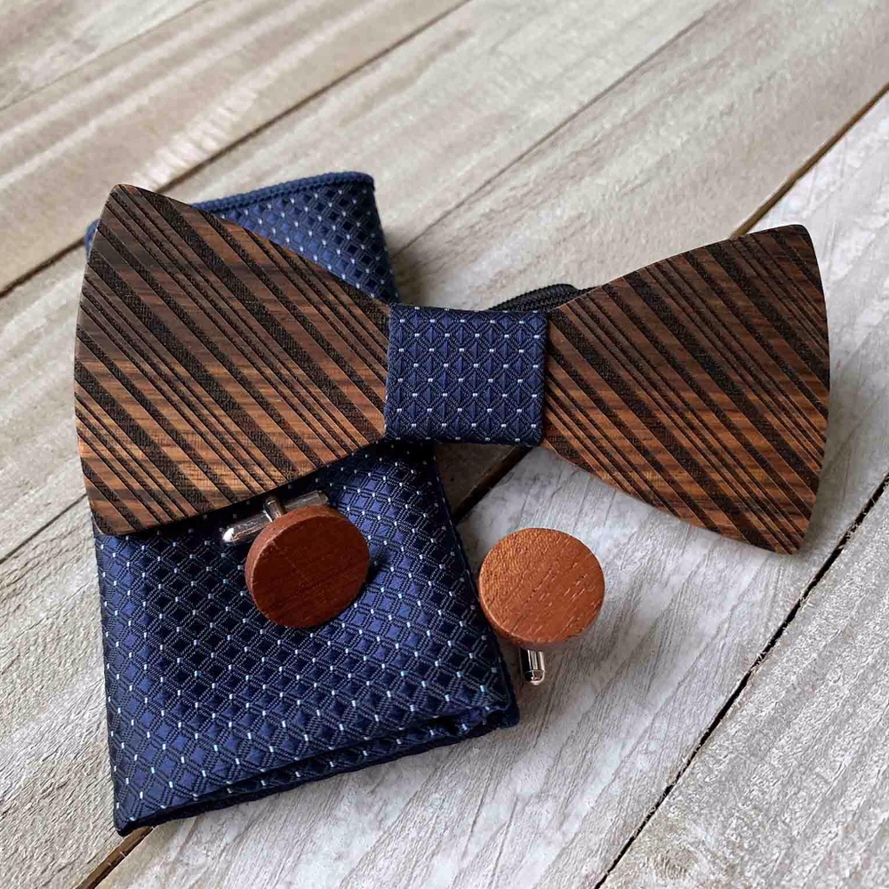 Men's Wooden Bow Tie